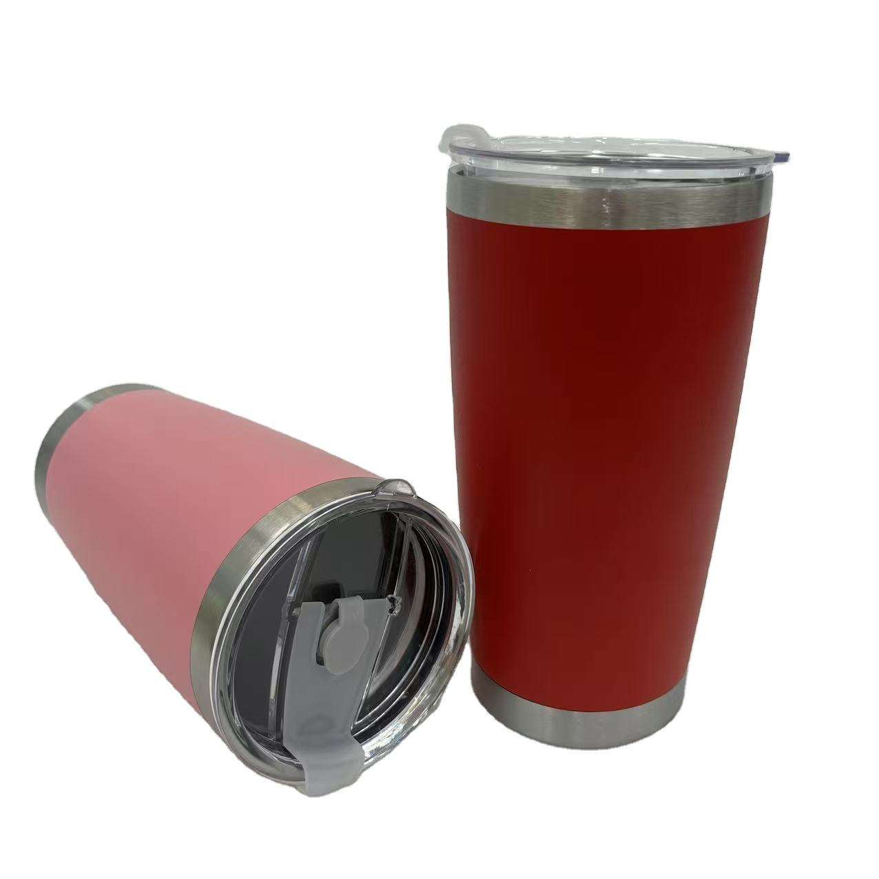 Simple Office Coffee Stainless Steel Cup 18oz Car Drinking Vacuum Insulated