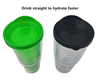 Wholesale Custom Acrylic Tumbler 24oz Double Wall Acrylic Clear Skinny Tumbler Bottle With Straw Clear Plastic Drinking Cup