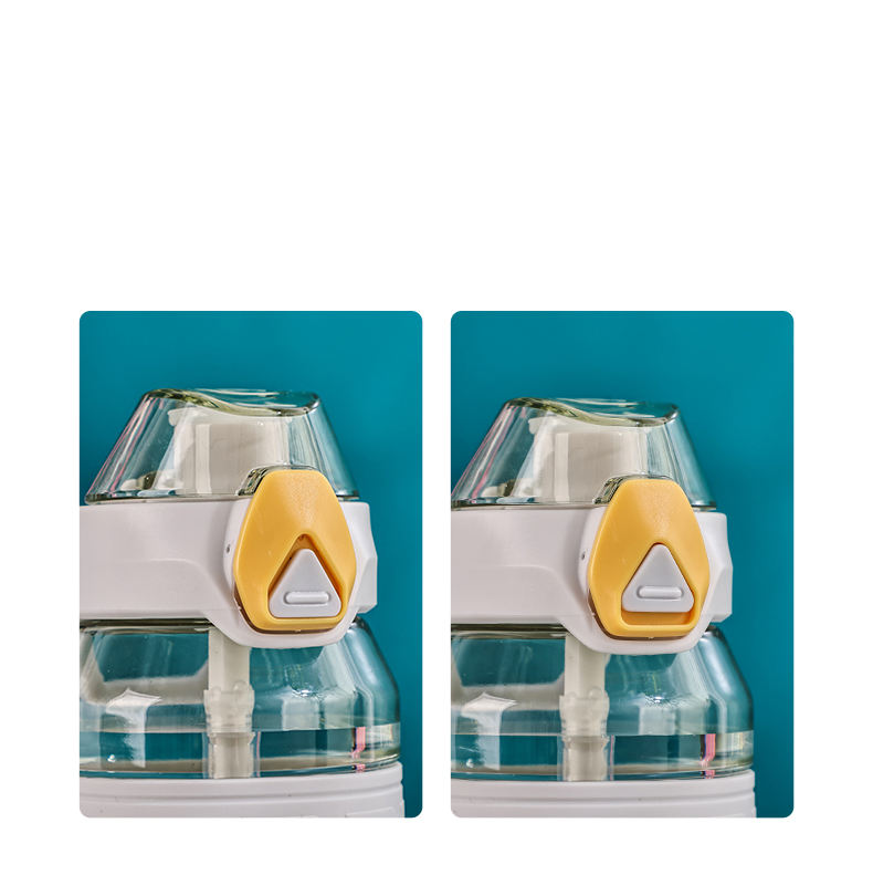 750ml 25oz Water Cup with Leak Proof Function and One Touch Opening Locking Mechanism for Camping Tours