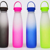 1000ML BPA Free Environment-friendly Portable Plastic Water Bottle in Candy Color WIth Handle