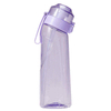 22oz Outdoor BPA-Free Scented up Water Cup Water Bottle 7 Flavored Pods Plastic Drink 650ml Matte Black