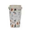 Biodegradable,Eco-friendly,reusable Bamboo Fiber Coffee Cup Use in Office,home and Outdoor