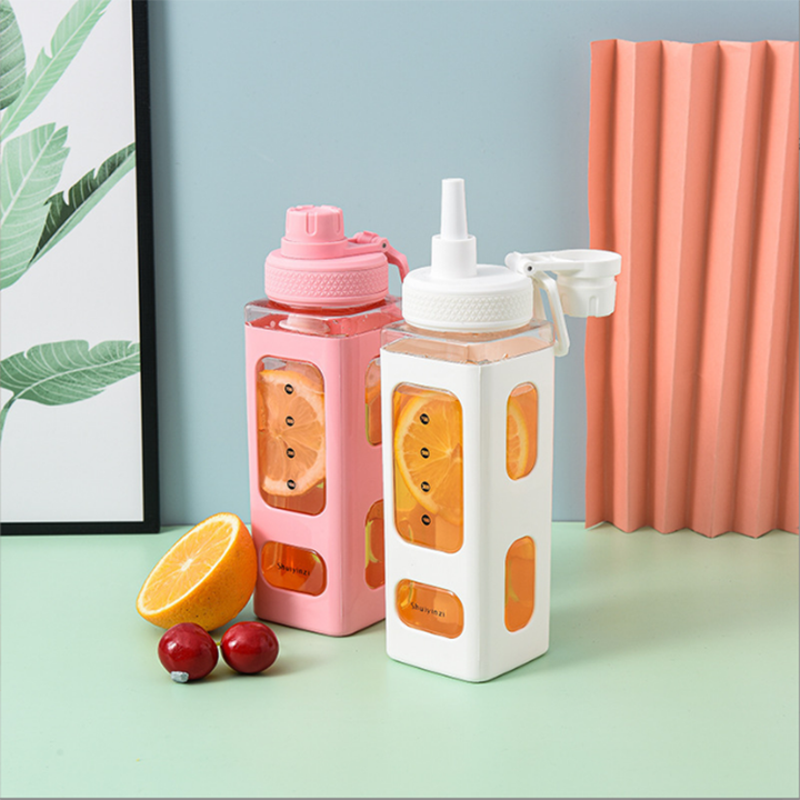 Botellas Para Agua Personalizadas Direct Drinking 1L Oem Drink Bottle Square Water Bottles for Gym