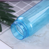 Custom logo Portable 700ml clear Plastic Drinking Suction Nozzle Straw Sports Water Bottle