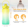 Bouteille Eau Sport Botellas Para Agua Personalizadas Plastic 2200Ml Sports Plastic Water Bottle With Handle Bottles