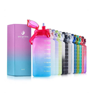 Bouteille Deau Personnalisee Botella Para Agua Plasticas 2 Litre Motivational Bottle Gym Big Capacity Water Bottles