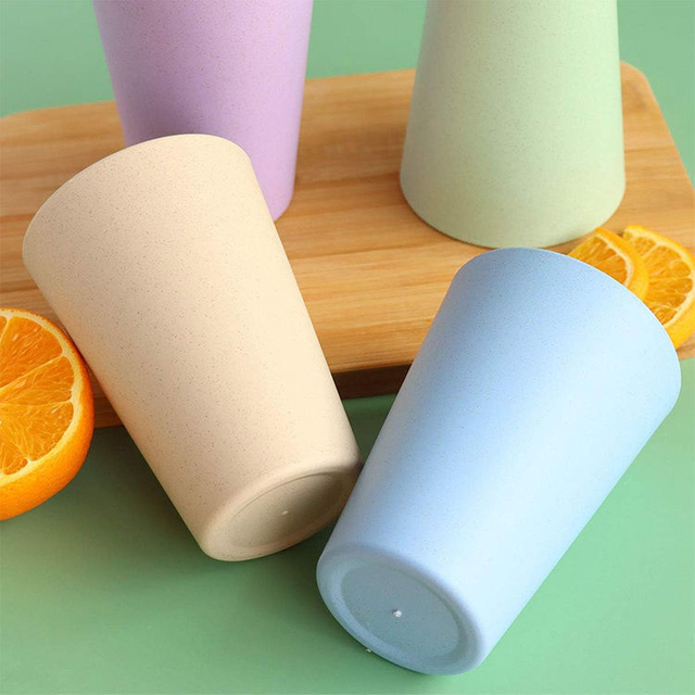 16oz Multi Color RPET Material Drinking Cup for Adult Cup Can Be Staked and Save Space Break and Chip Resistance for Carefree Du