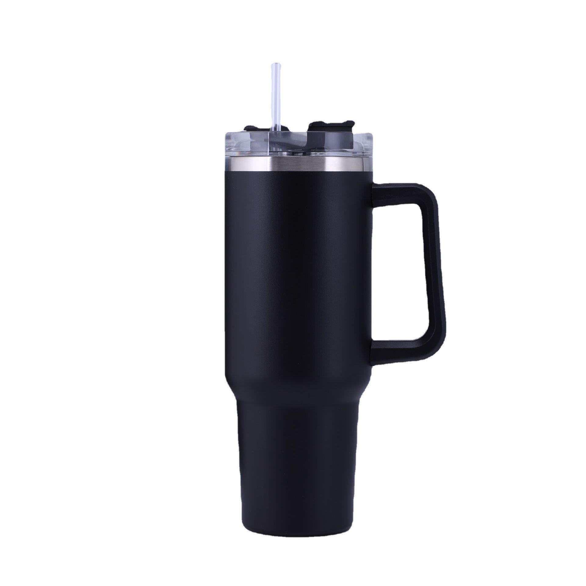 40oz Custom Logo Powder Coated Stainless Steel Vacuum Insulated Tumbler Cold Cups Mugs With Lids and Straw