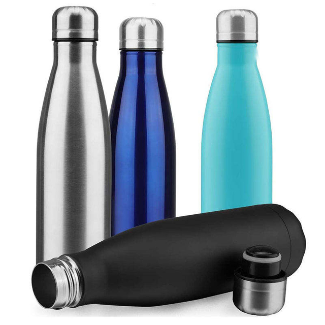 Custom Logo Edelstahl Trinkflasche Logo Metal Insulated Drink Bottle Stainless Steel Double Walled Vacuum Insulated Water Bottle