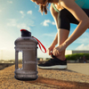 Gallon Water Bottle With Time Marker BPA Free Large Motivational Sports Water Bottle Leakproof Fitness Gym Bottle