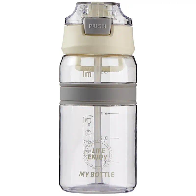 Botella De Agua a Prueba De Fugas Small Reusable Clear Bpa Free Plastic Drinking Bottle Gym Water Bottles