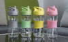 Hot Sales Supermarket Customize Pattern Kids Water Bottle Plastic Water Bottle With Straw for Kids BPA Free 350 ML Cute Children