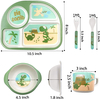 BPA FREE RPET MATERIAL PLASTIC Food Grade KIDS SETS Toddler Forks and Spoons Set