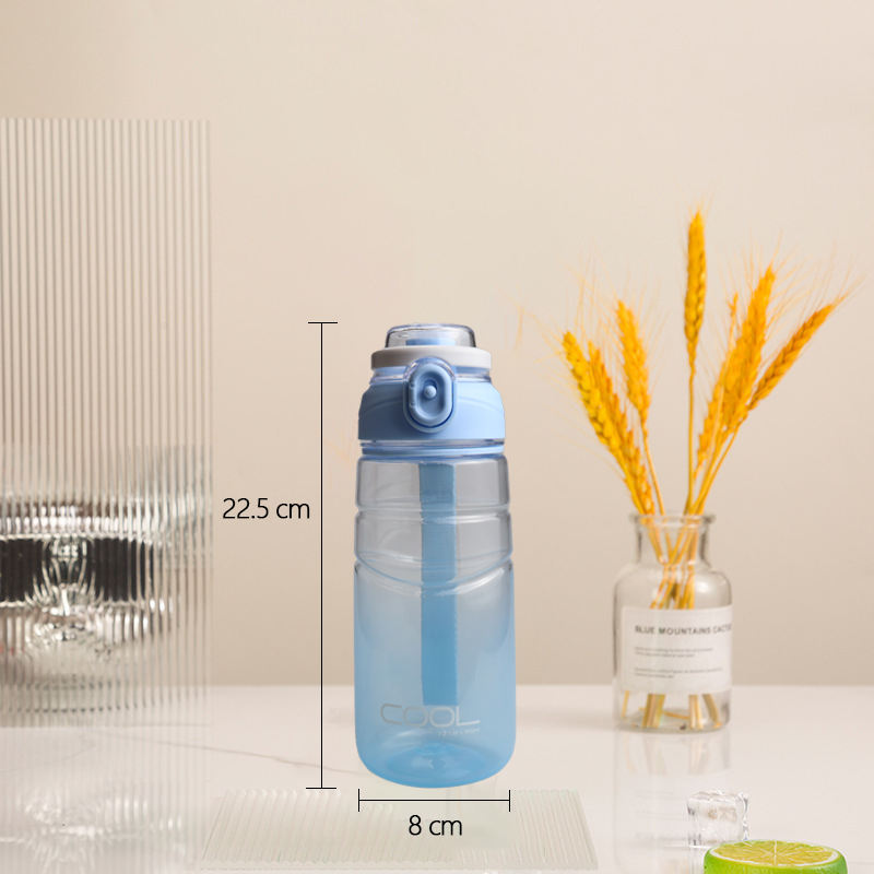 New Arrivals Time Marker 800ml Bpa Free Fruit Juice Bottle Sports Plastic Motivational Drinking Bottle