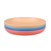 RPET Pratos Palha De Trigo Picnic Wheat Straw Fiber Bowl Biodegradable Dishes Plate Plates