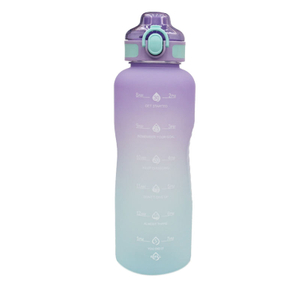 Custom Logo Plastic Bottle Gym 1.5 Liter 50Oz Half Gallon Motivational Sports Water Bottle for Sport With Time Mark