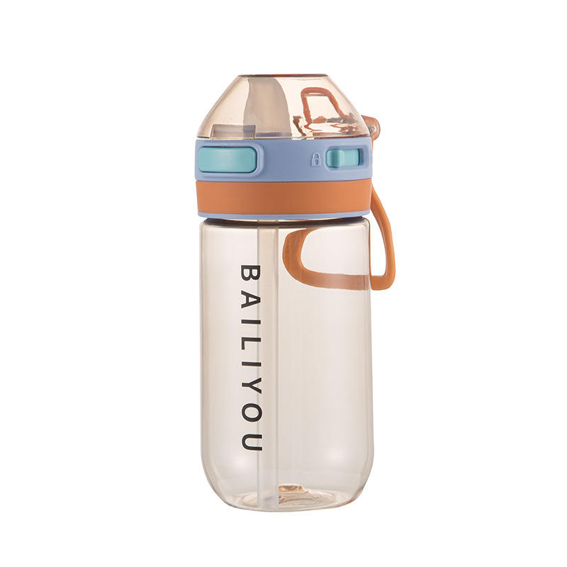 Custom Tritan Drink Water Bottles Customized Plastic Bottle Fashion Design Manufacture with Bounce Straw Lid
