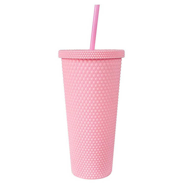 Kahve Fincan Cangkir Kopi May in Coc Nhieu Mau Matte Coffee Mug With Straw Pre Drilled Double Wall Cups Plastic Tumbler