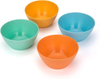 Rpet Plastic Unbreakable Bowls 24 OZ Set Reusable Cereal Soup Bowls Microwave and Dishwasher Safe Bowl