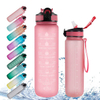 Bouteille Deau 1 Litre Botellas Plasticas 1000Ml Pink and Blue Pastel Reusable Women Bpa Free Water Bottle Bottles