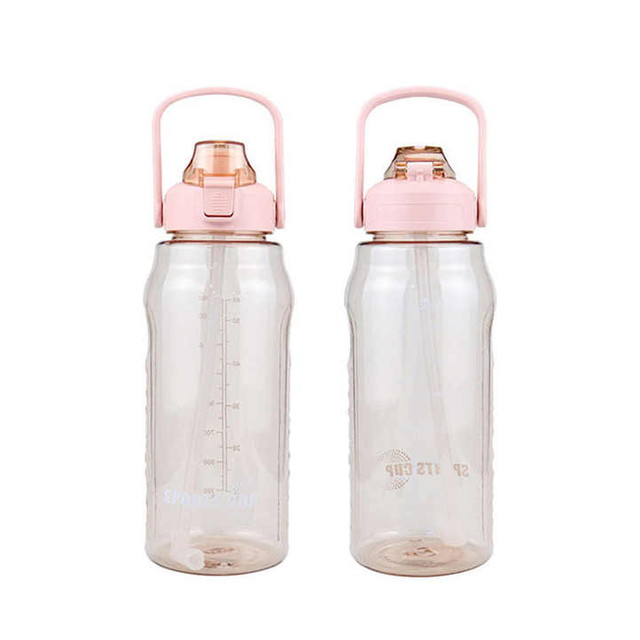 Botella De 2 Litros Motivacional Wholesale High Quality Custom Gym Sustainable Time Marker 2L Extra Large Water Bottle