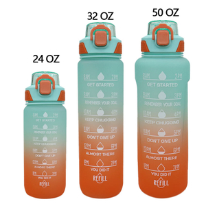 Best Price BPA-Free Plastic Water Bottle With Measure Line 1500ML Plastic Bottle for Gym Custom Food-Grade PC Plastic Hot Bottle