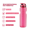 Bouteille D'Eau Potable Directe Botella Plastico Agua Push Button Drink Gym Water Bottle Straw Sports Bottles