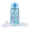 500ml/17OZ BPA Free Cute Plastic Water Bottle for Men and Women with Strainer and Rope for Hiking and Sports