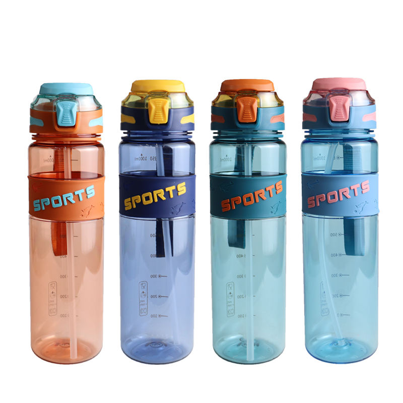 Bpa Free 32Oz 1L 1000Ml 1000 Ml Reusabl Outdoor Sports Tritan Plastic Water Bottle
