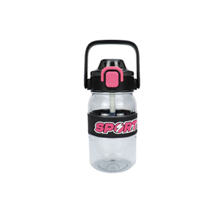 2024 Wholesale 600Ml 600 Ml Leak Proof Large Capacity Sports Gym Tritan Plastic Water Bottle With Carry Handle