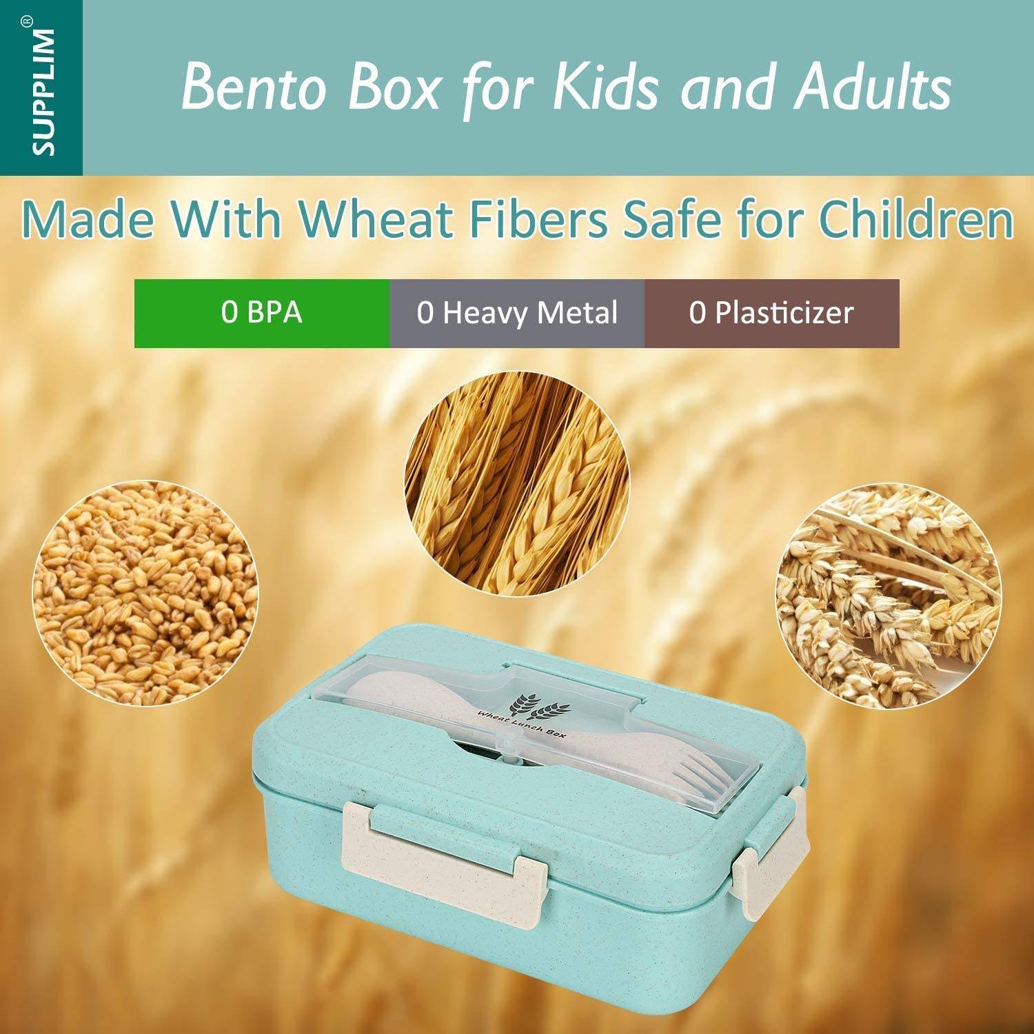Bento Lunch Box for Kids Lunch Containers for Adults Leak Proof Food Containers Fresh-keeping Box Bpa Free Food Grade