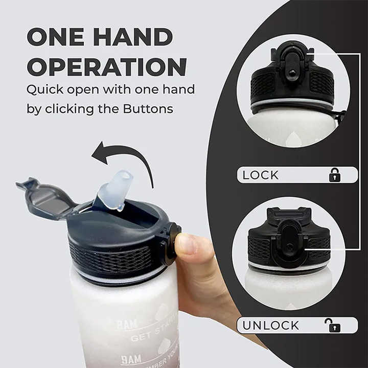 1 Litre Botellas Plastics Eco Friendly Water Bottle Biodegradable Jug Tritan Plastic Water Bottles