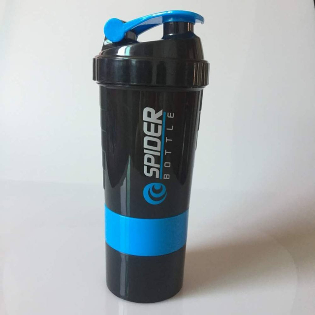 500ML Shaker Bottle Gym Powder Plastic Water Bottles Custom Logo and Color