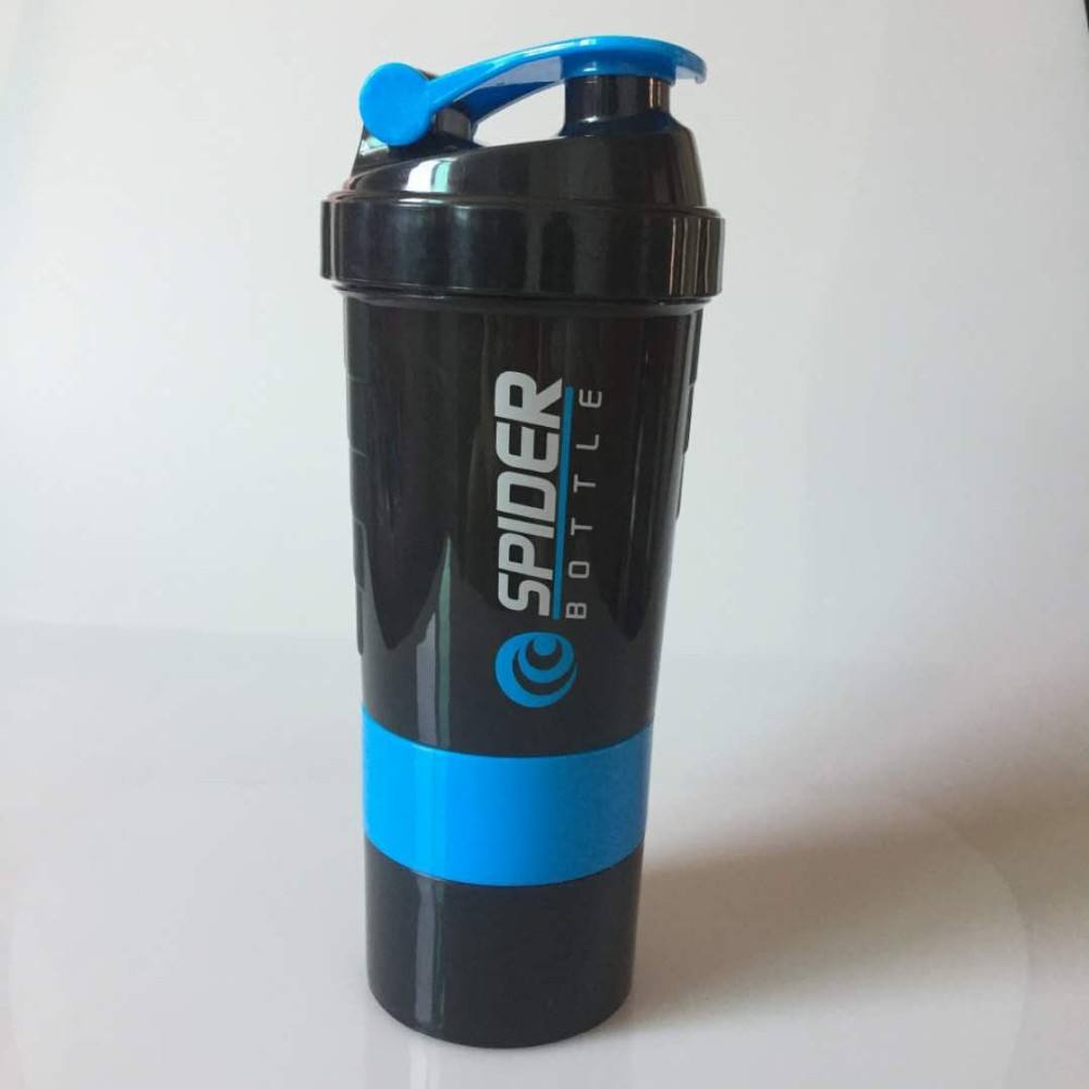 500ML Shaker Bottle Gym Powder Plastic Water Bottles Custom Logo and Color