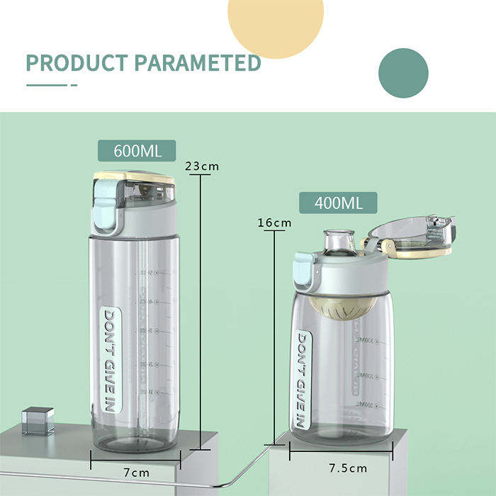 Bpa Free 13 oz 20oz 400ml 600ml Large Capacity Plastic Plastic Drink Bottle