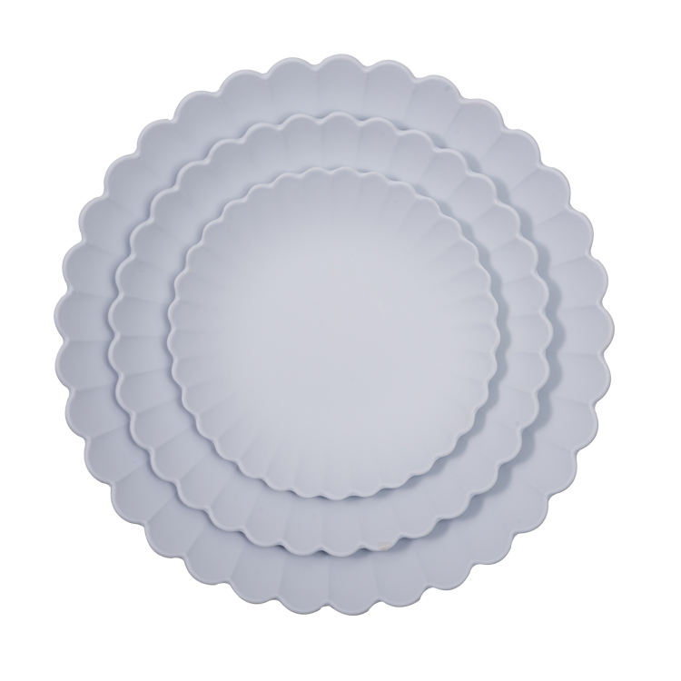 Organic Natural Customized Design Bamboo Fiber Children Dinnerware Plate Set Dinner Plate