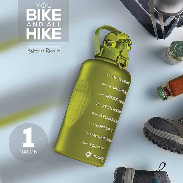 Bottles for Girls Clear Bpa Free Water Bottle Plastic With Time Marker