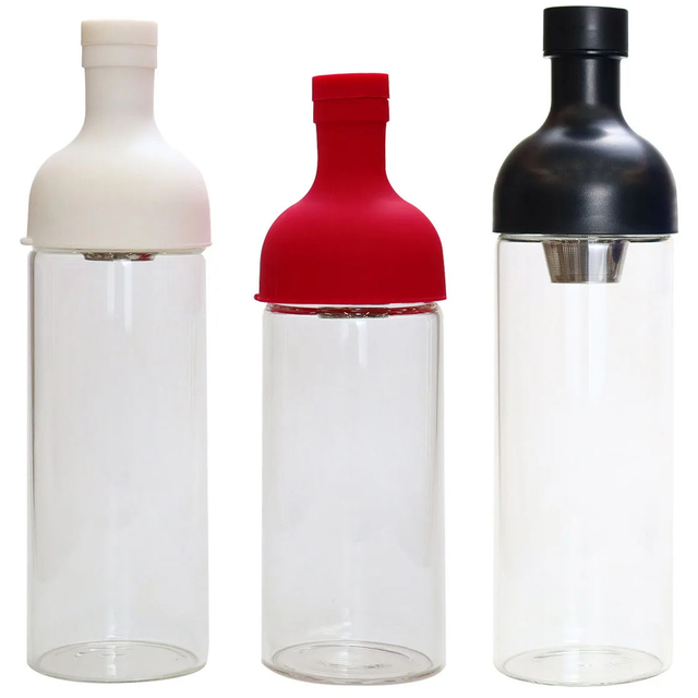 2024 1000ML High Borosilicate Glass Bottle High Temperature Resistant Cold Tea Infuser Belt 304 Stainless Steel Filter