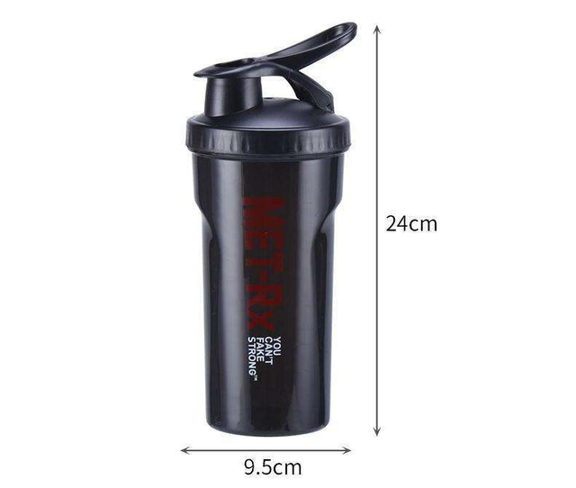 700ML High Quality Custom Logo Protein Shaker Bottle Fitness Sports Plastic Shake Water Cup