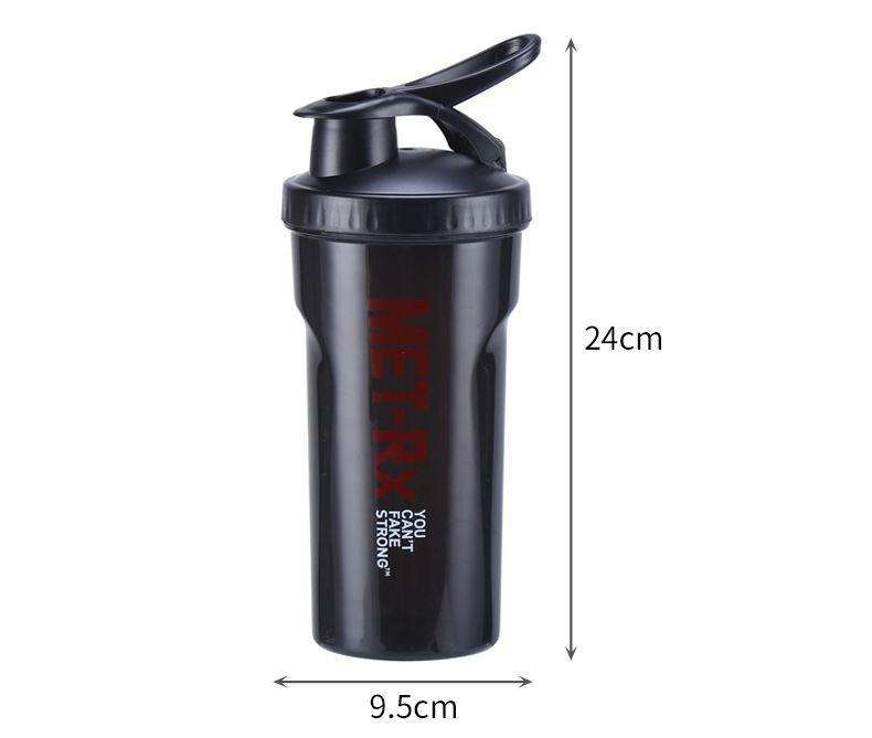 700ML High Quality Custom Logo Protein Shaker Bottle Fitness Sports Plastic Shake Water Cup