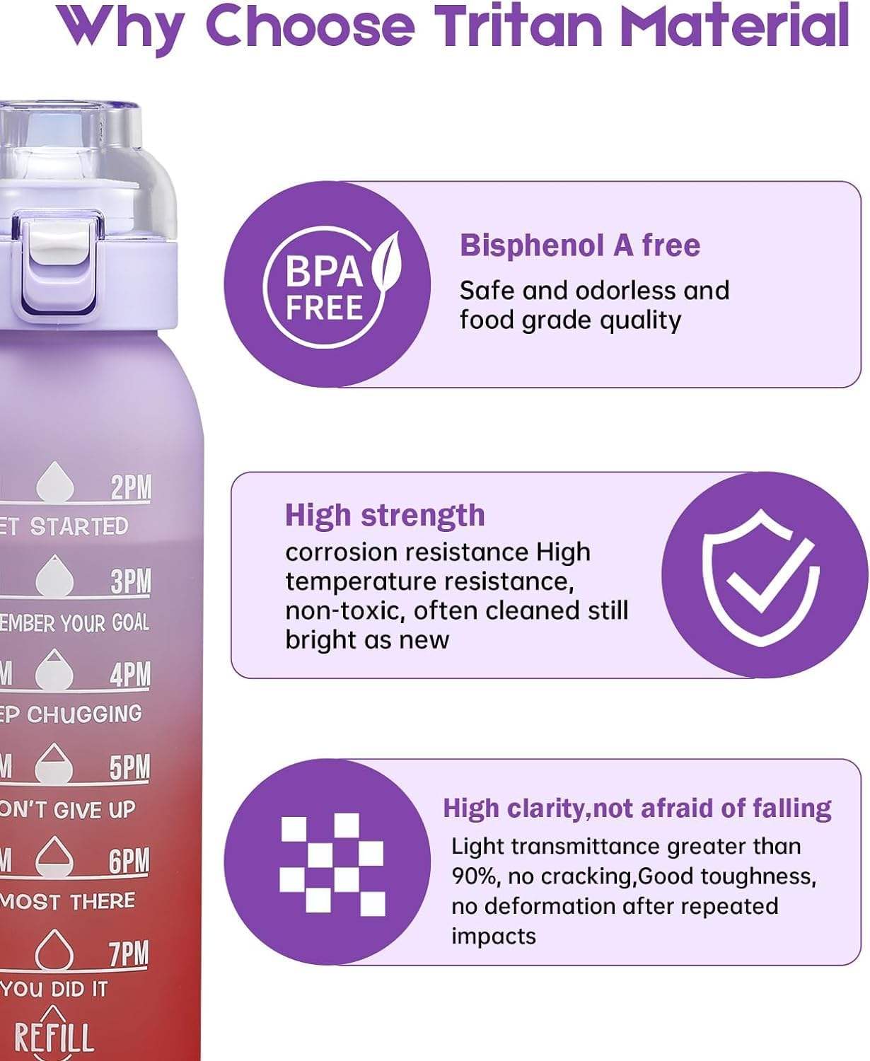 Food Grade Bpa Free Flavor Water Bottle Plastic Water Bottle With Flavor Pod