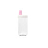 Wholesale 500Ml Clear Transparent Plastic Bubble Tea Drink Bottle Eco-Friendly With Straw Logo