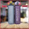 BPA Free Fashion Custom Colors and Logo Plastic Drinking Sports Water Bottles With Carry Handle and Straw Lid