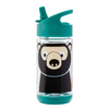 2024 Plastic Kids Water Bottle with Straw Cute Printing Child Drink Water Bottle