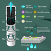 500ml BPA FREE PLASTIC Water Bottle Press the Button Pop-up Flip Lid Tritan Bottle Filter Portable Water Filter Bottle
