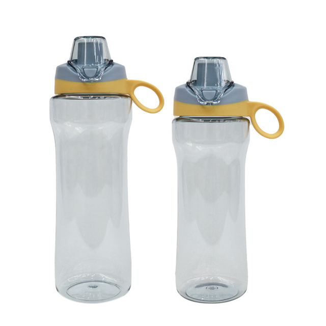 High Quality 650Ml Leakproof Portable Transparent School Cute BPA FREE TRITAN Plastic Water Bottles With Handle