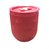 400ML New Design Plastic Double Wall Wine Plastic Tumbler Mini Cup With Lid BPA Free