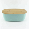 Bamboo Lid Bread Box