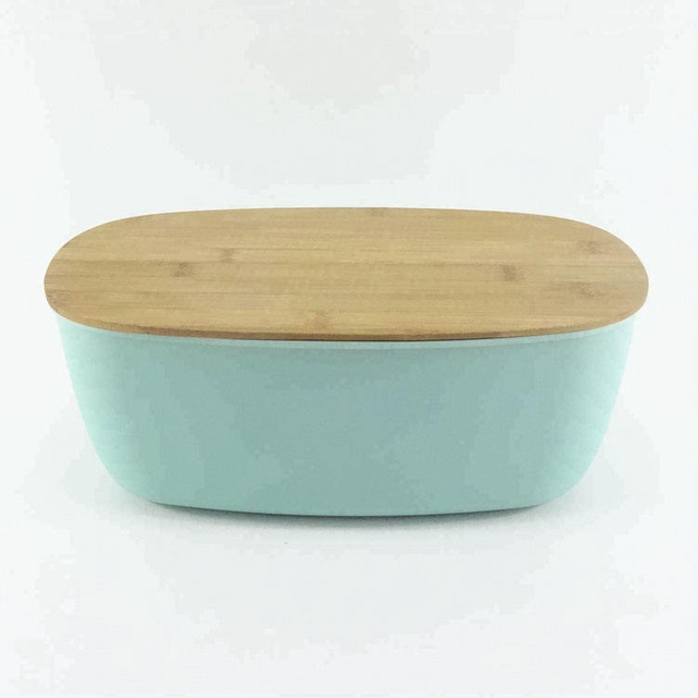 Bamboo Lid Bread Box