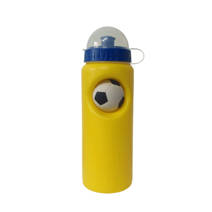 Creative Promotional Gift 500ml Customized logo Portable Sports Plastic Water Bottle with Soccer